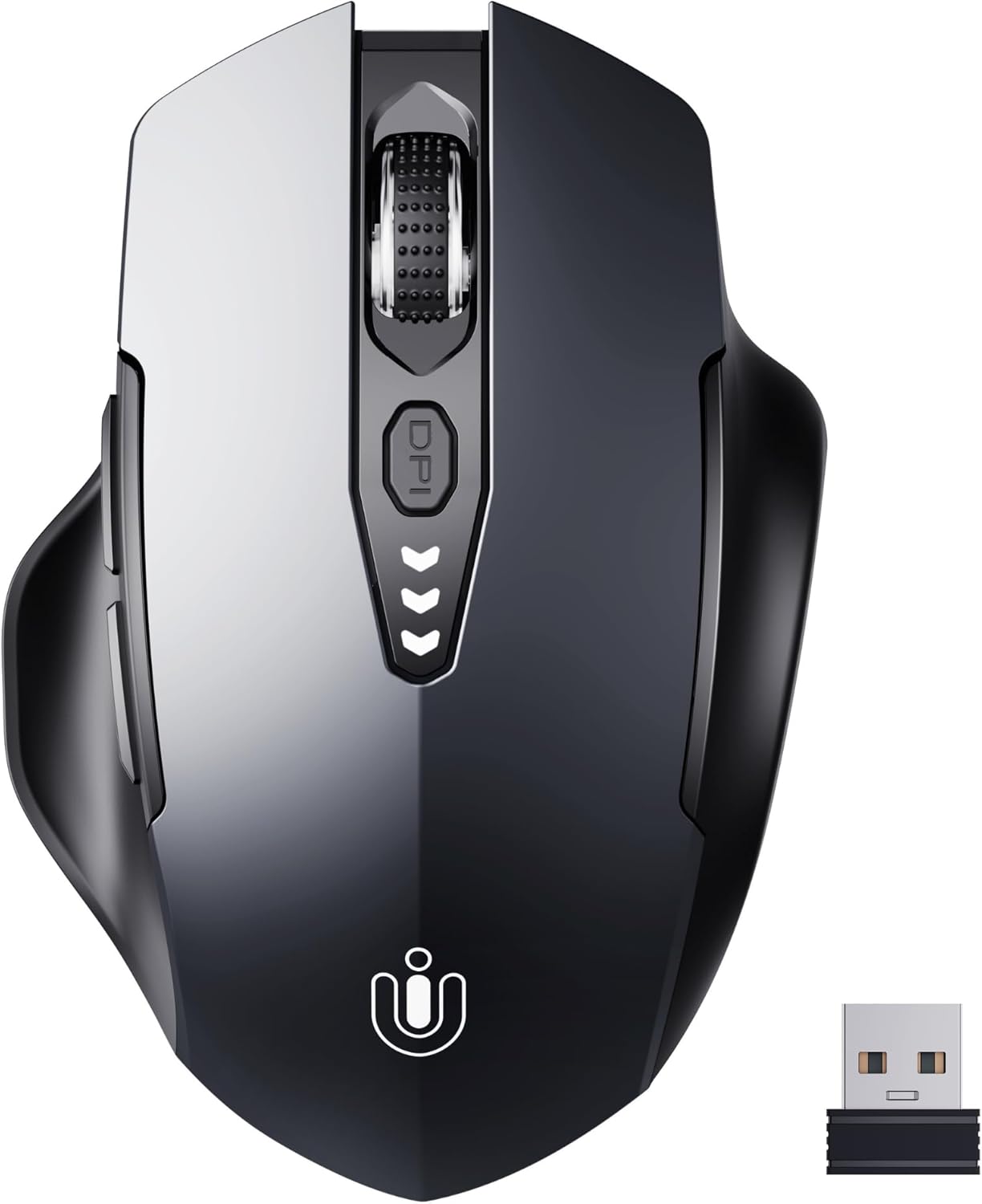 Uineer Rechargeable Wireless Mouse with DPI Control & Battery Display Mobile Arcade Ltd