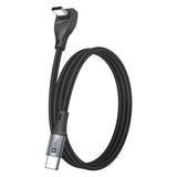 USB C Cable 60W Fast Charge Braided right angle 90° design | 1M Type C Charging Cable Mobile Arcade Ltd