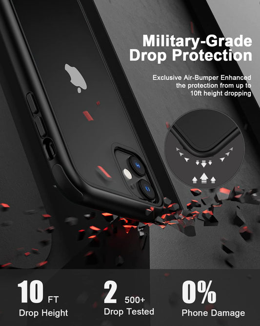 iPhone 11 Case Black Ultra Thin Hybrid Shockproof TPU Bumper Anti Scratch Mobile Arcade Ltd