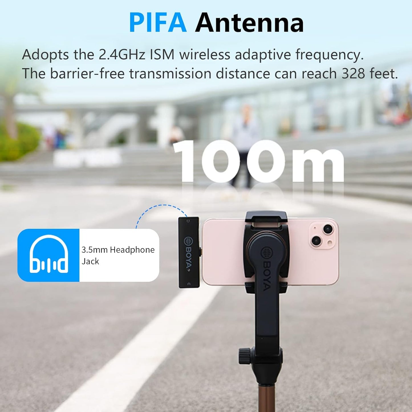 BOYA XM6-S3 Wireless Lavalier Mic for iPhone/iPad, Video & Vlogging Mic Mobile Arcade Ltd