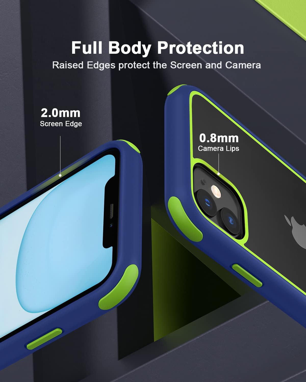 iPhone 11 Case Blue Ultra Thin Hybrid Shockproof TPU Bumper Anti Scratch Cover Mobile Arcade Ltd