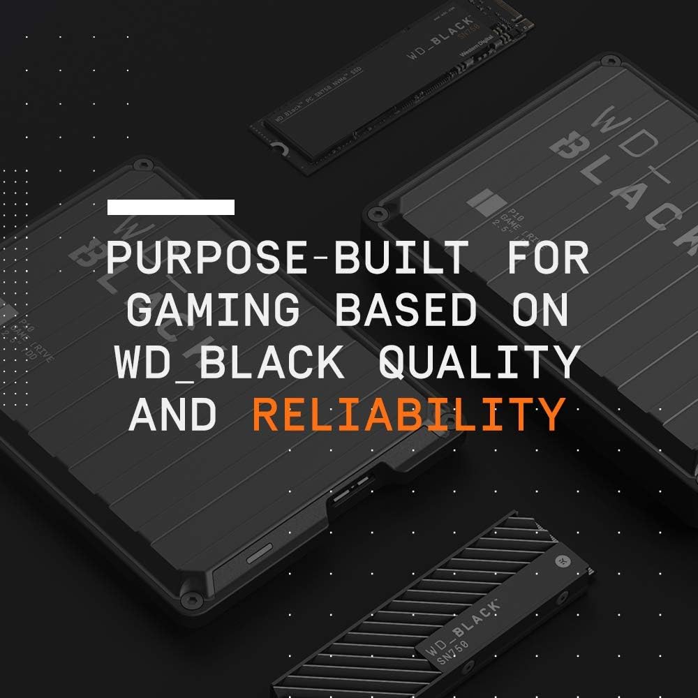 WD_BLACK P10 6TB Game Drive for Xbox, Portable HDD, 130MB/s, Game Pass, USB 3.2 Mobile Arcade Ltd