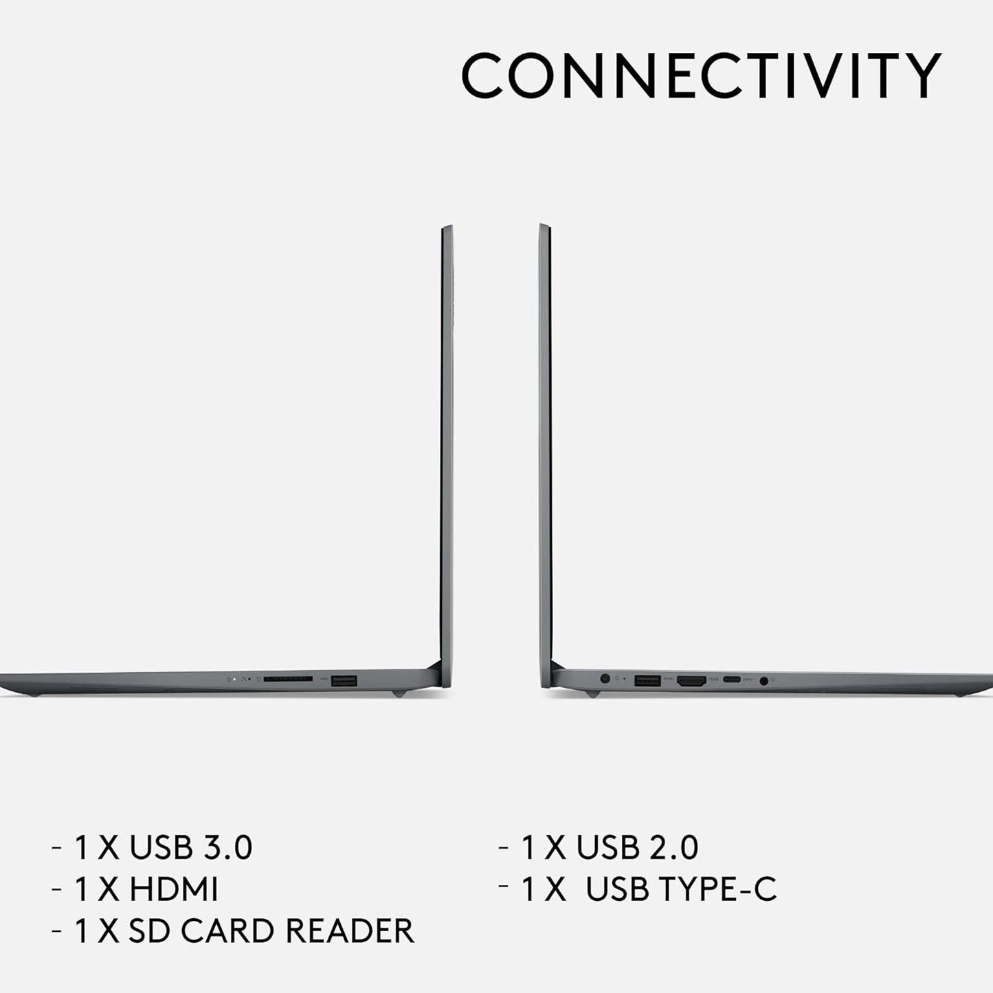 Lenovo IdeaPad 1 15" FHD Laptop Ryzen 5 8GB RAM 256GB SSD Win 11 - Grey (Refurbished) Mobile Arcade Ltd