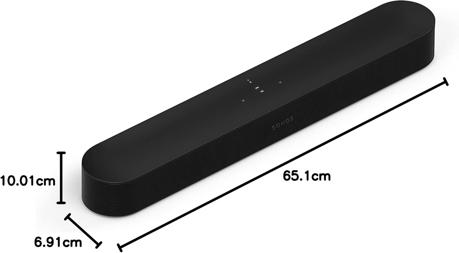 Sonos Beam (Gen 2) – Compact Smart Soundbar for TV, Music & More (Black) Mobile Arcade Ltd
