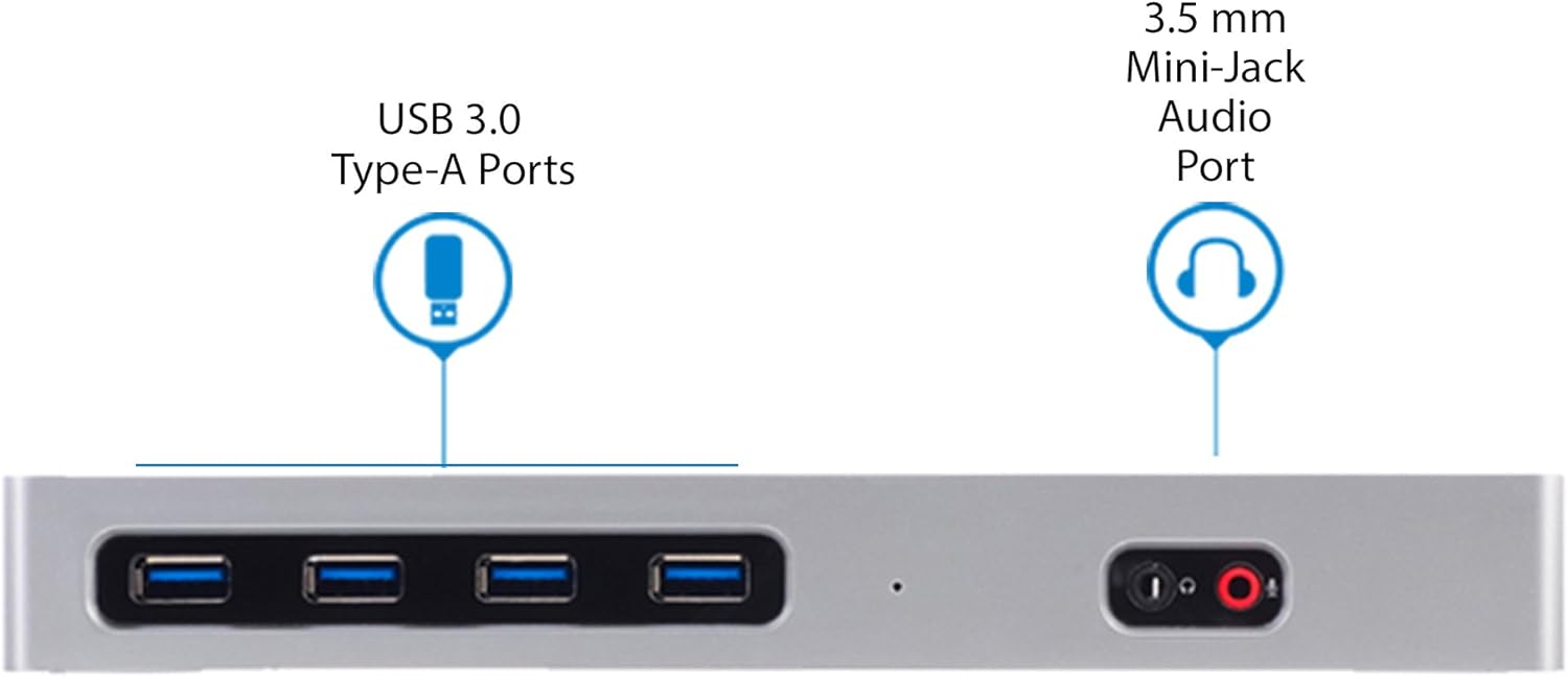 Dual 4K Docking Station – USB-C & USB-A, HDMI/DP, 6 USB Ports, Mac & Windows Mobile Arcade Ltd