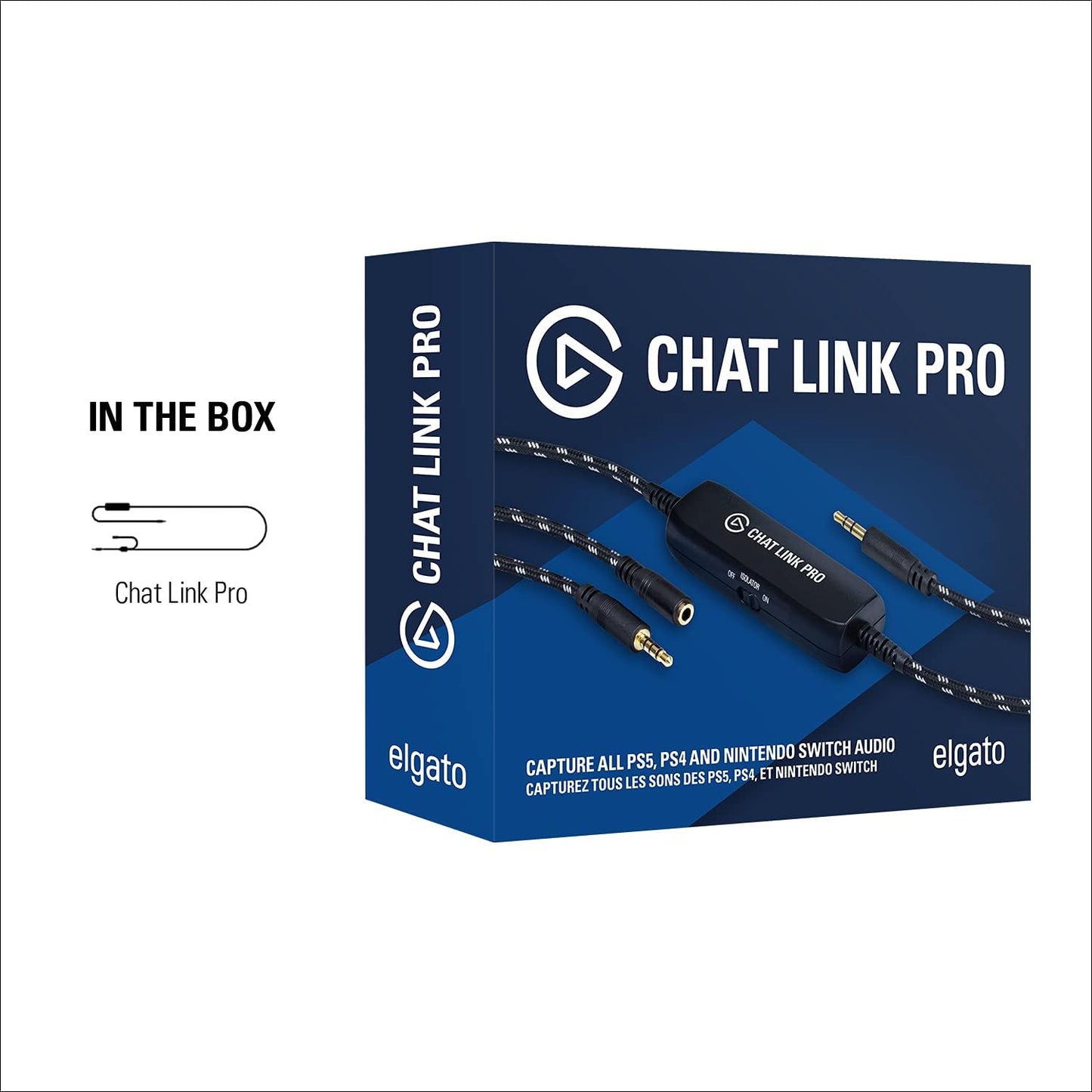 Elgato Chat Link Pro – Audio Adapter for PS5, PS4, Switch, Voice Capture Mobile Arcade Ltd