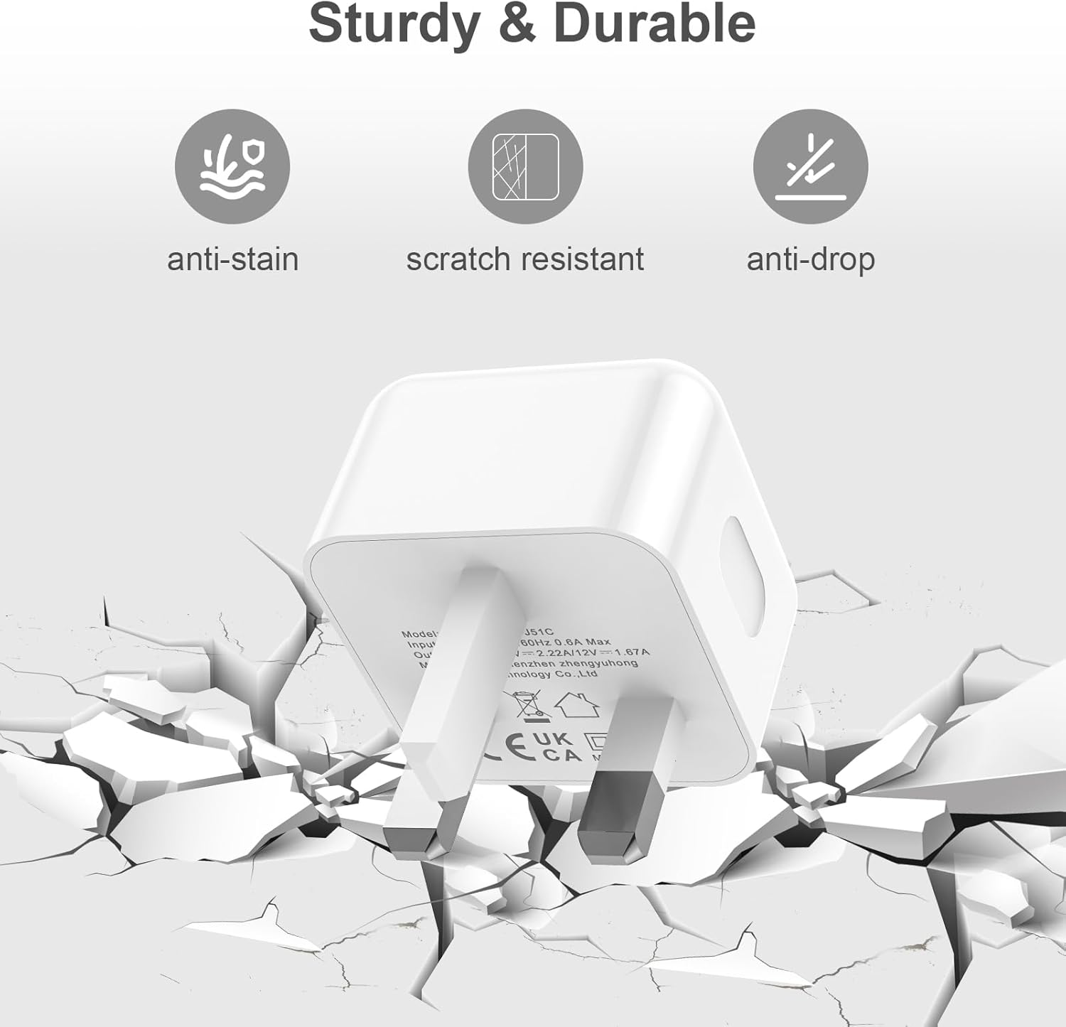 2 Pack iPhone Fast Charger Plug 20W USB C Adapter + 2M USB C Cable for iPhone Mobile Arcade Ltd