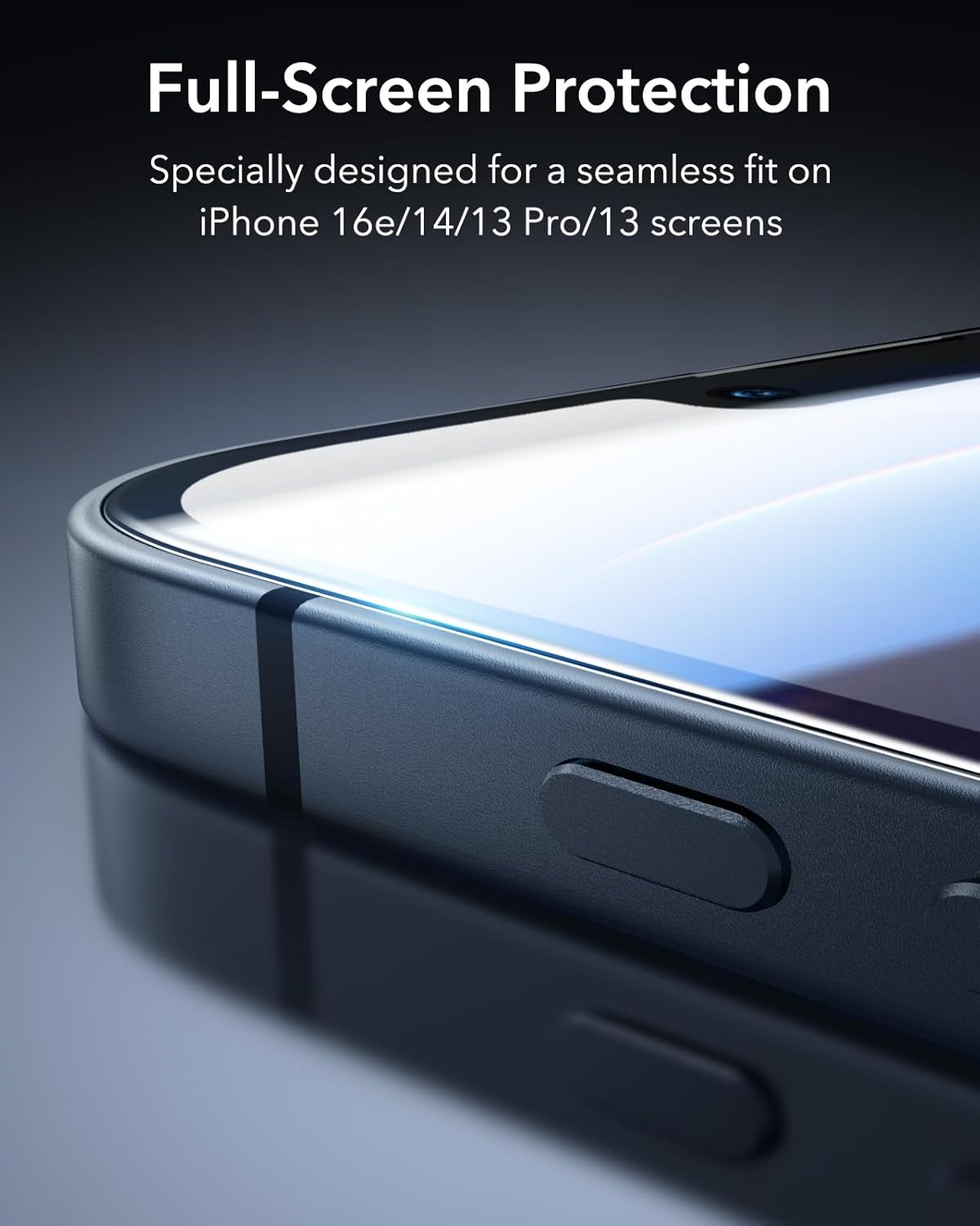 3-Pack Armorite 9H Glass Screen Protector for iPhone 16e/14/13/13 Pro, Full Cover Mobile Arcade Ltd