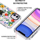 iPhone 11 Case Black Cat Garden Design Clear TPU Shockproof Bumper Cover Mobile Arcade Ltd
