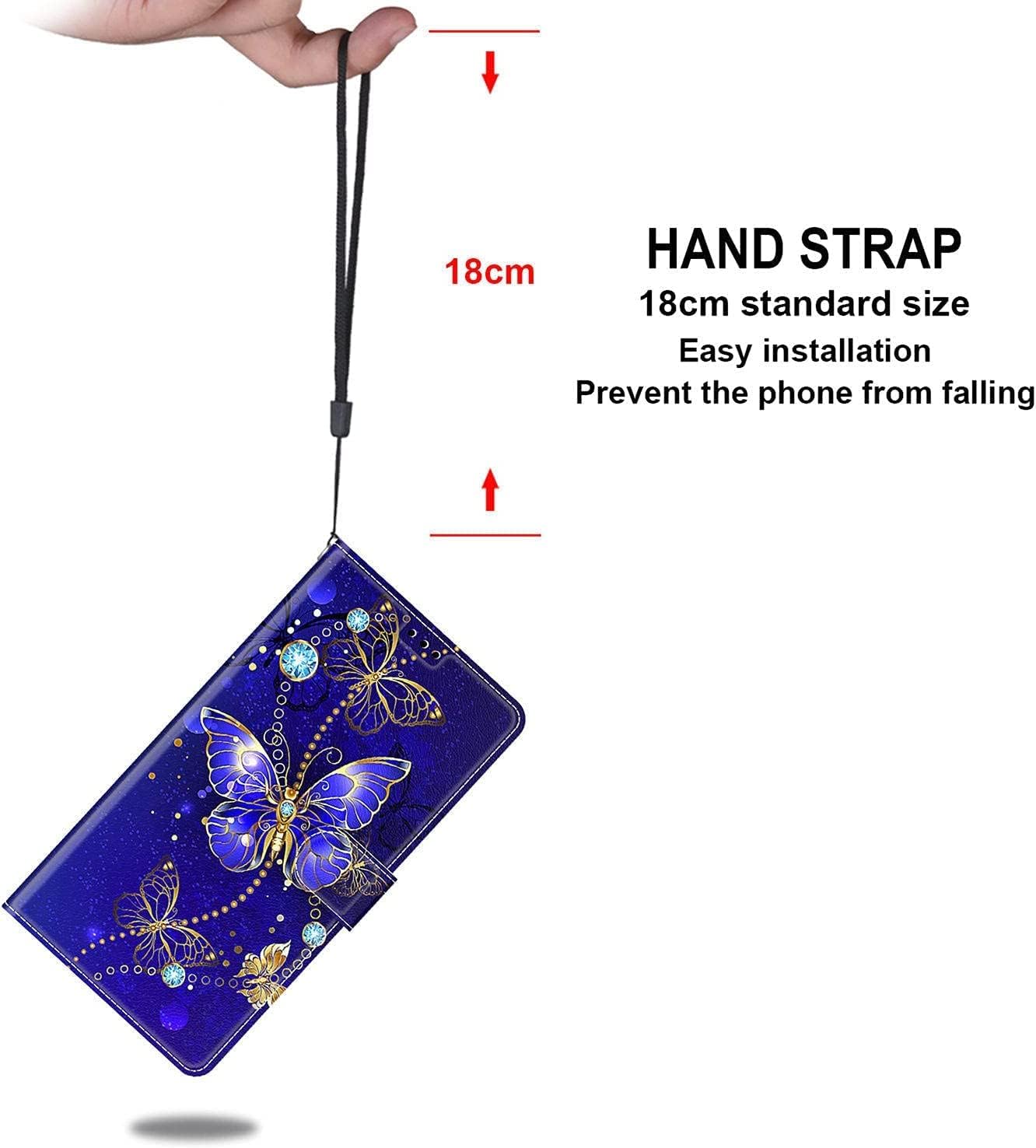 iPhone 15 Wallet Case Butterfly PU Leather Flip Cover Card Holder Stand Mobile Arcade Ltd