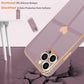 iPhone 14 Pro Case Lavender Heart Bling Cute Soft TPU Slim Bumper Cover Mobile Arcade Ltd