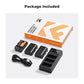 K&F Concept 3-Pack LP-E6NH Batteries & USB Charger for Canon EOS R Series Mobile Arcade Ltd