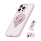 iPhone 16 Pro Max MagSafe Ring Stand Case Pink Shockproof Grip Kickstand