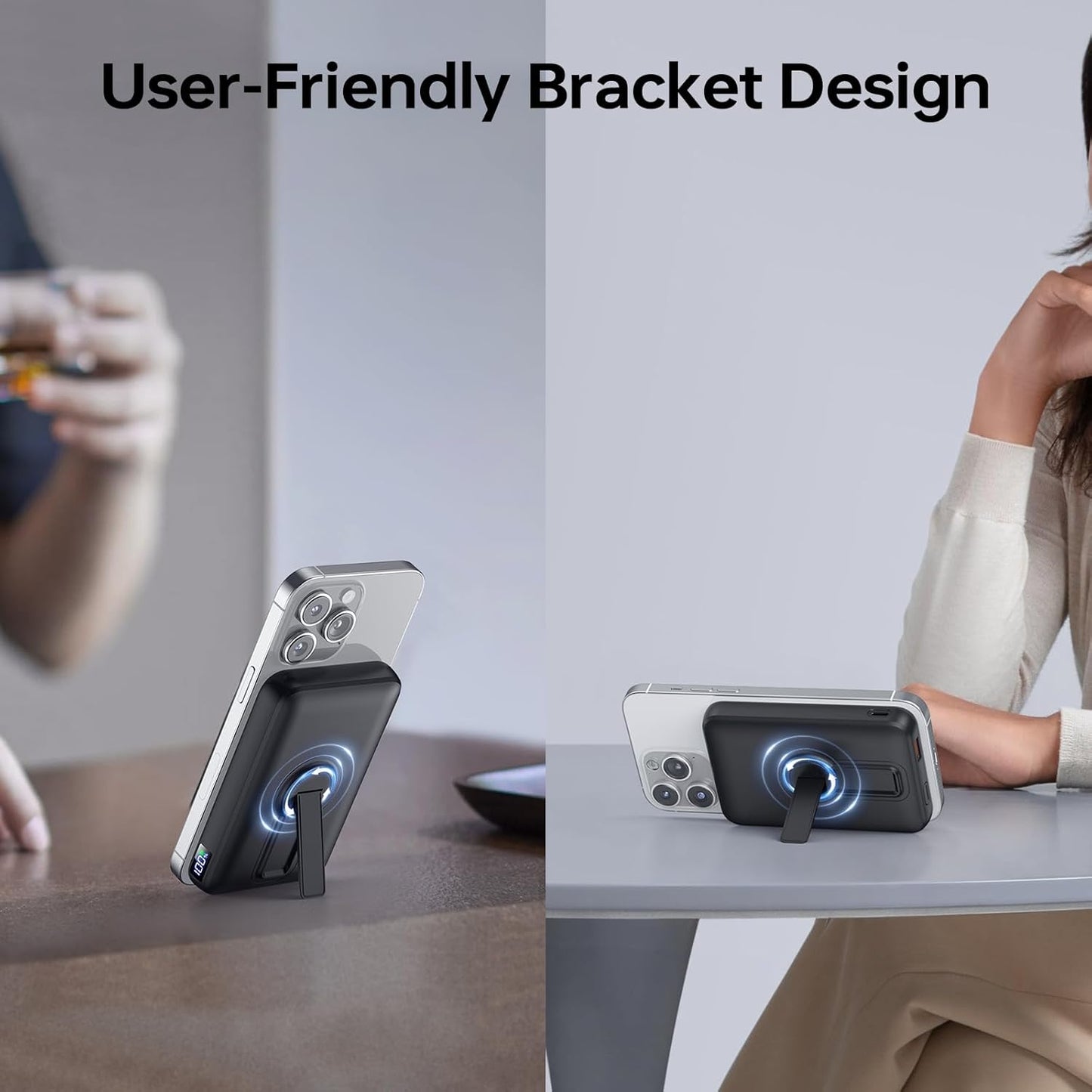 MagSafe Power Bank 12000mAh, 22.5W Fast Charger with USB-C & LED Display Mobile Arcade Ltd