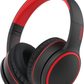 Bluetooth Over-Ear Headphones, 50H Playtime, Bass Mode, Mic, Foldable, Black