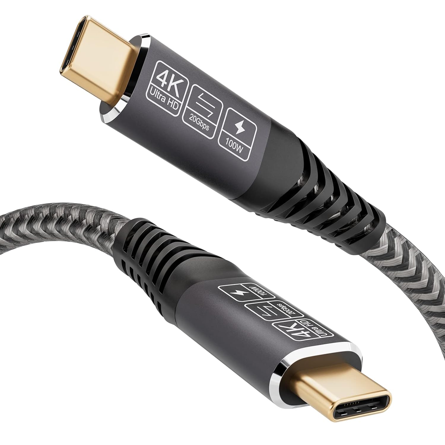 USB C To USB C - 0.5M, USB 3.2 Gen2 × 2 USB C Charger Cable, 20 Gbps speed Mobile Arcade Ltd