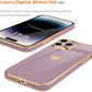 iPhone 14 Pro Case Lavender Heart Bling Cute Soft TPU Slim Bumper Cover Mobile Arcade Ltd