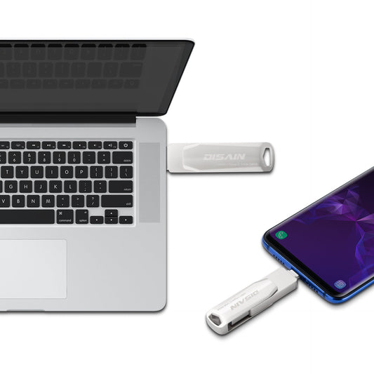 New Typec Metal Rotating USB  Drive Mobile Mobile Arcade Ltd