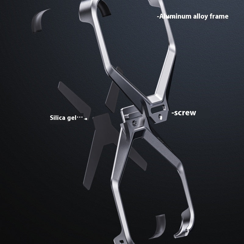 Aluminum Alloy Case New Hollow-out Frameless Heat Radiating Phone Shell Mobile Arcade Ltd