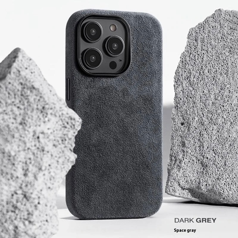 Alcantara Suede Phone Case Magnetic All-inclusive Men And Women Mobile Arcade Ltd