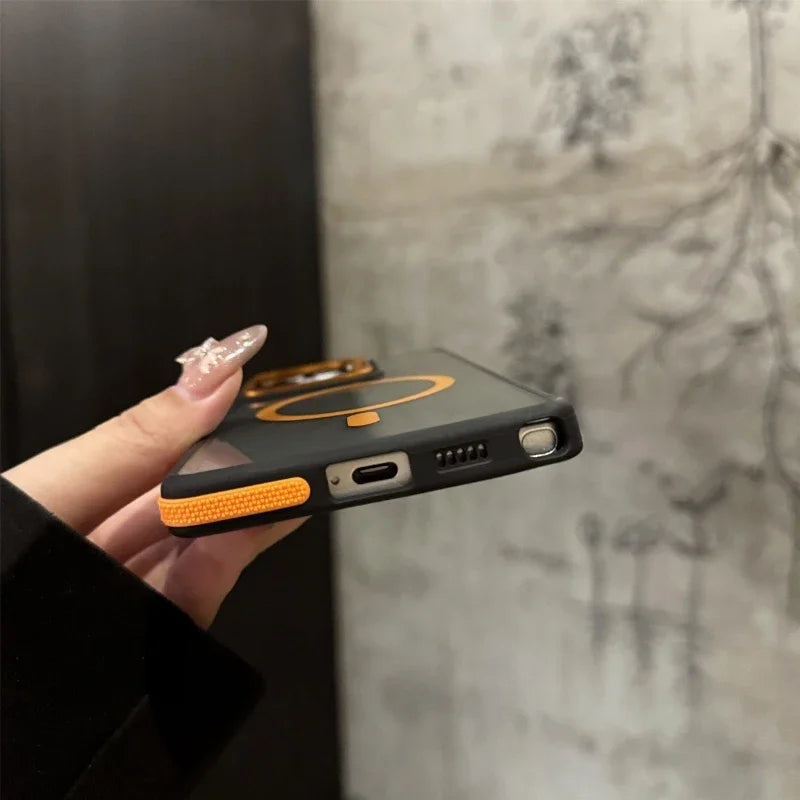 MagSafe Magnetic Stand Case for Samsung Galaxy S25 Ultra with Metal Lens Guard Mobile Arcade Ltd
