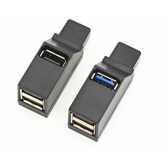 USB 3.0/2.0 Hub Adapter – 1 to 3 Port Splitter, High-Speed Extender for PC/Laptop Mobile Arcade Ltd