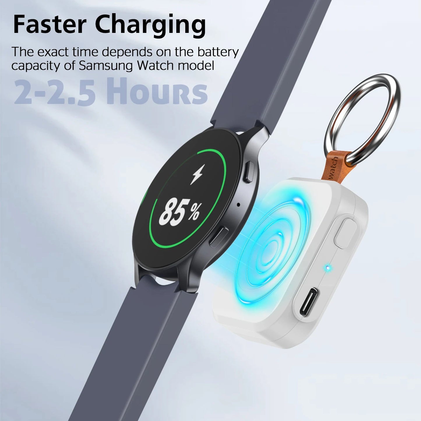 Wireless Charger Stand for Samsung Galaxy Watch 1-8 Pro/Classic | Fast Type-C Dock Mobile Arcade Ltd