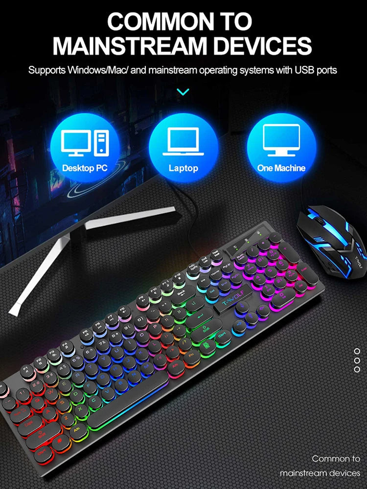 Shadow mechanical feeling, keyboard, desktop computer, laptop, esports game, illuminated wired keyboard Mobile Arcade Ltd