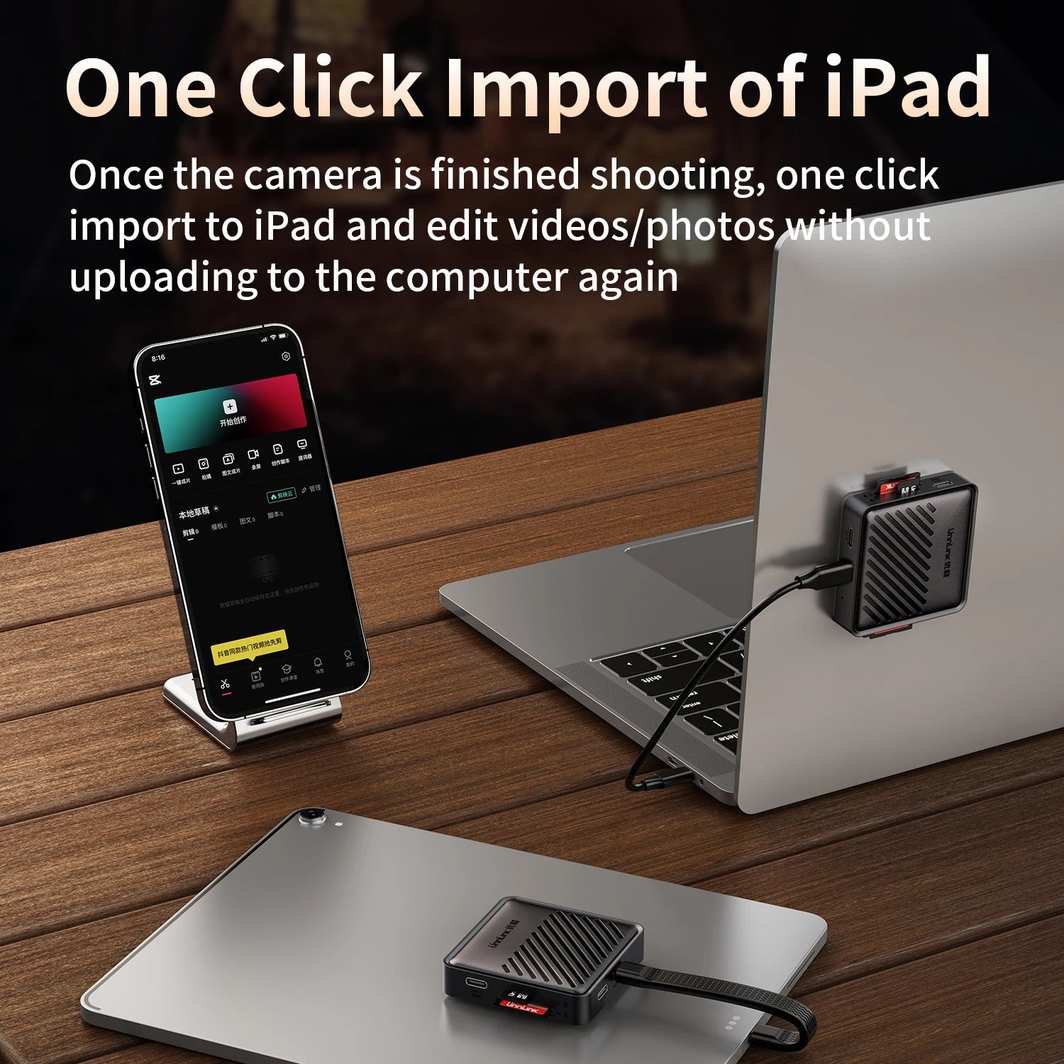 Unnlink 8-in-1 Magnetic USB-C Dock with Dual SD/TF, USB 3.0 & PD 3.0 Charging Mobile Arcade Ltd