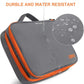 Large Travel Electronics Organizer Bag, Waterproof Cable & Gadget Storage, Grey Mobile Arcade Ltd