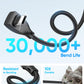 USB C Cable 60W Fast Charge Braided right angle 90° design | 1M Type C Charging Cable Mobile Arcade Ltd