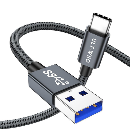 USB-C 3.1 Data Cable 10Gbps – 30cm Fast Charging 3A USB-A to USB-C Cord