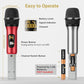 cTONOR TW820 Dual Wireless UHF Microphones System – Handheld Mics for Karaoke Mobile Arcade Ltd