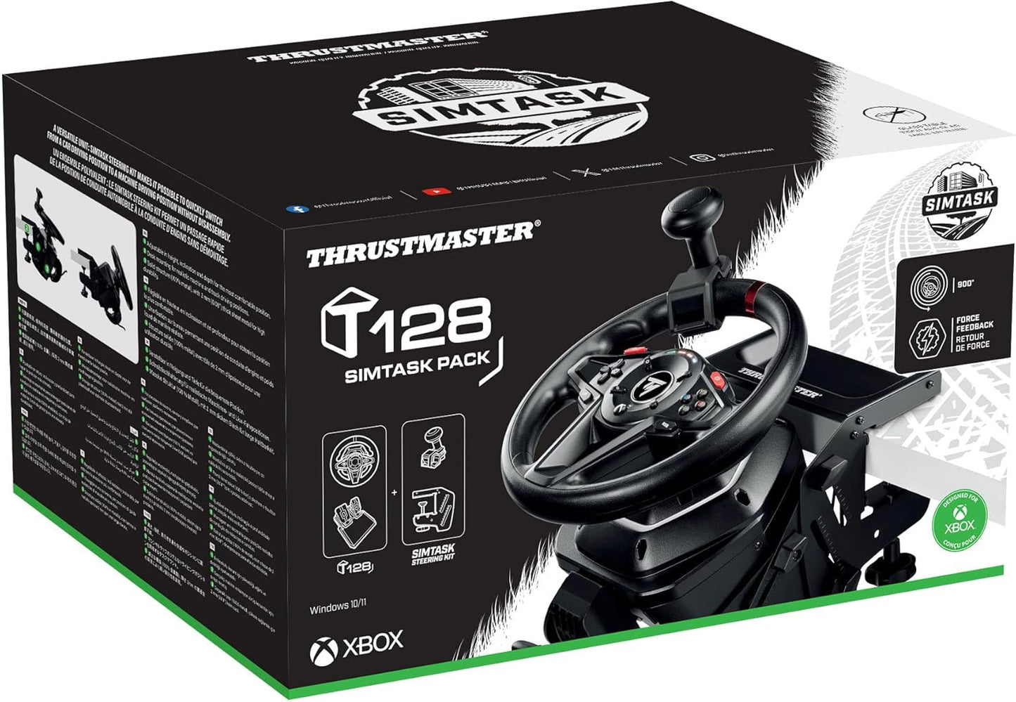 T128 SimTask Pack – Accessory Kit for Racing Wheel, Xbox & PC Compatible Mobile Arcade Ltd