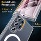 Clear Magnetic Shockproof Case For Samsung Galaxy S25 Ultra Transparent Cover Mobile Arcade Ltd