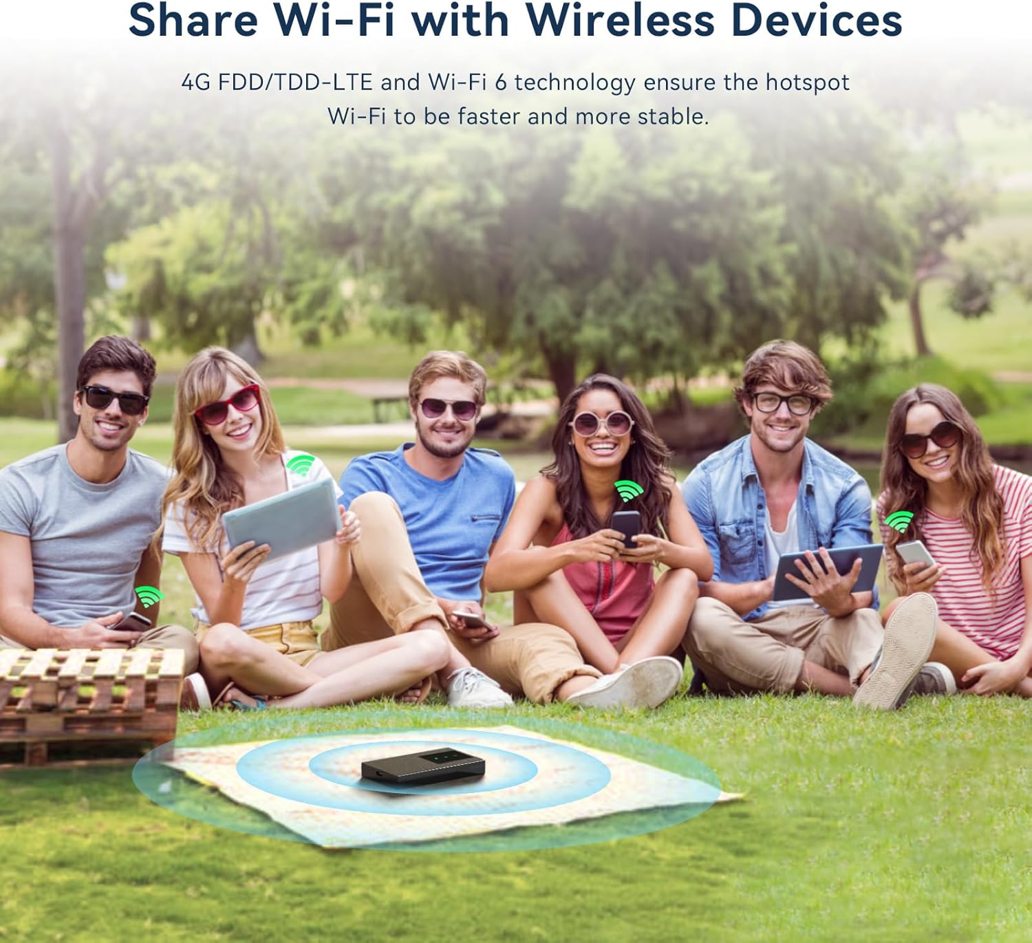 Tenda MF3 4G Mobile WiFi Router, CAT4 LTE, AX300 WiFi 6, 2100mAh Battery Mobile Arcade Ltd
