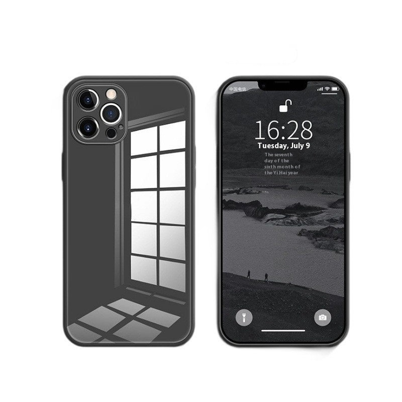 White Tempered Glass Phone Case – All-Inclusive & Drop-Resistant Back Cover