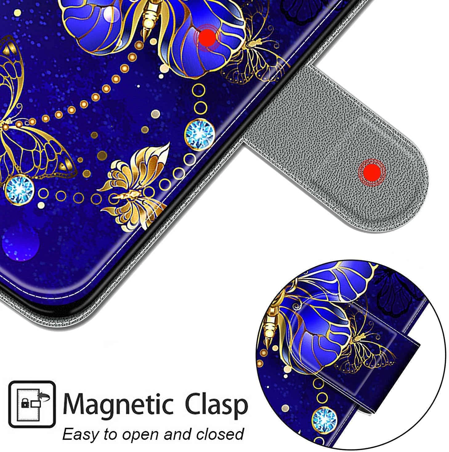 iPhone 15 Wallet Case Butterfly PU Leather Flip Cover Card Holder Stand Mobile Arcade Ltd