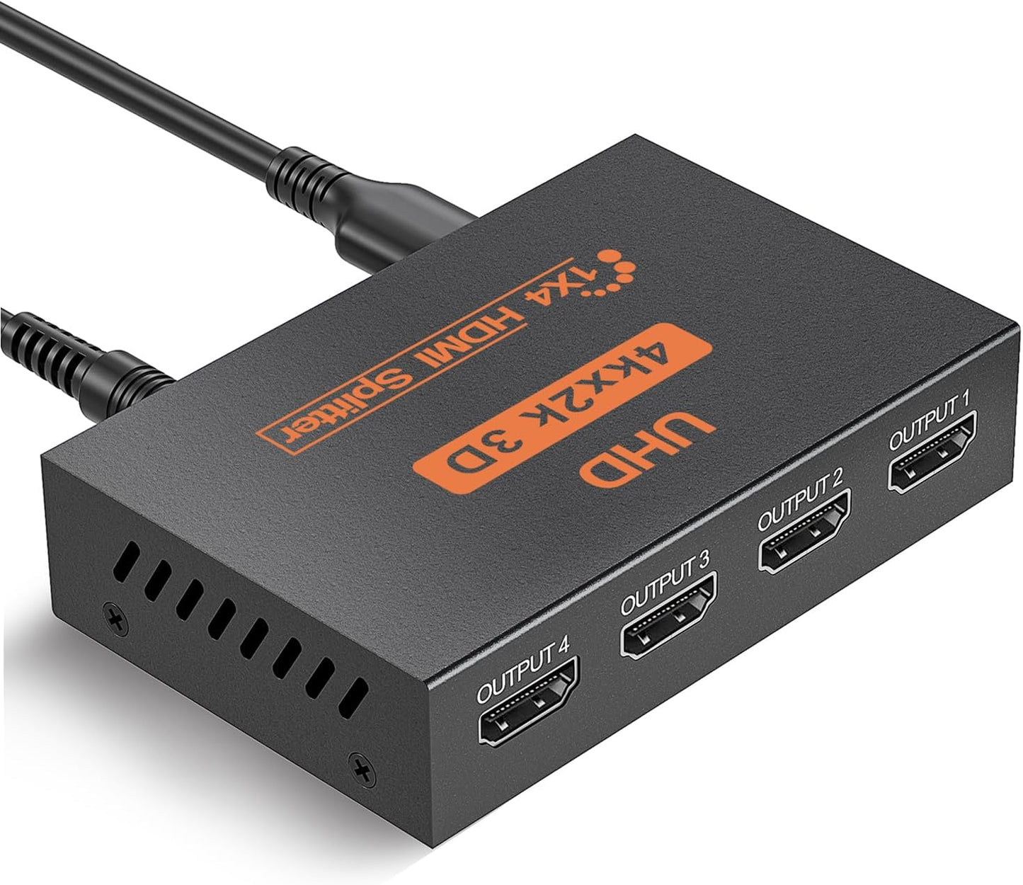 L'Puluva HDMI Splitter 1 In 4 Out 4K UHD for PC Laptop HDTV Xbox PS4 PS5 Mobile Arcade Ltd