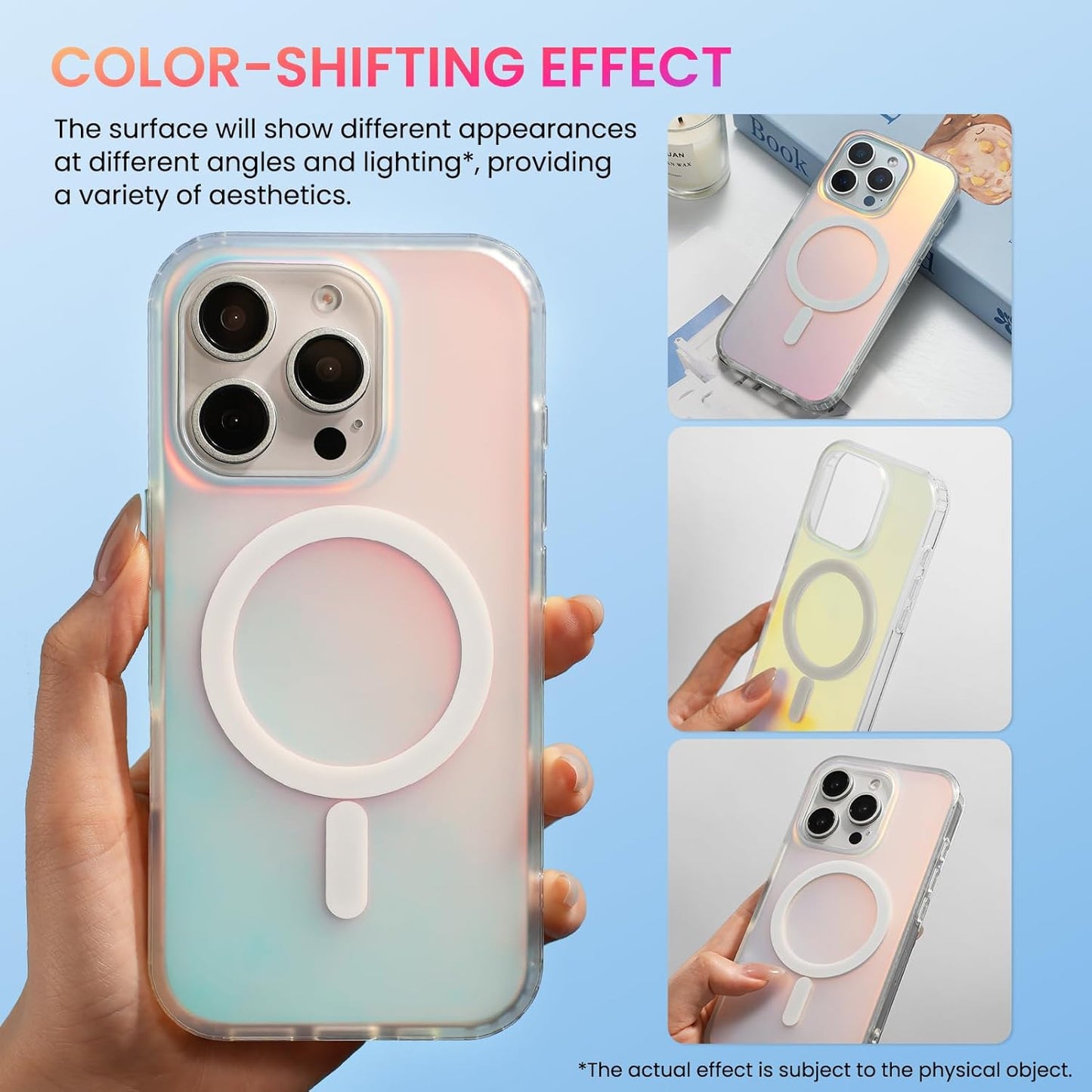 iPhone 13 Pro MagSafe Case Sunset Iridescent Shockproof Magnetic Cover 6.1" Mobile Arcade Ltd