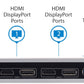 Dual 4K Docking Station – USB-C & USB-A, HDMI/DP, 6 USB Ports, Mac & Windows Mobile Arcade Ltd