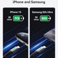 USB C to USB C Cable 240W Fast Charging Braided 0.3M Short Cable 2 Pack Mobile Arcade Ltd