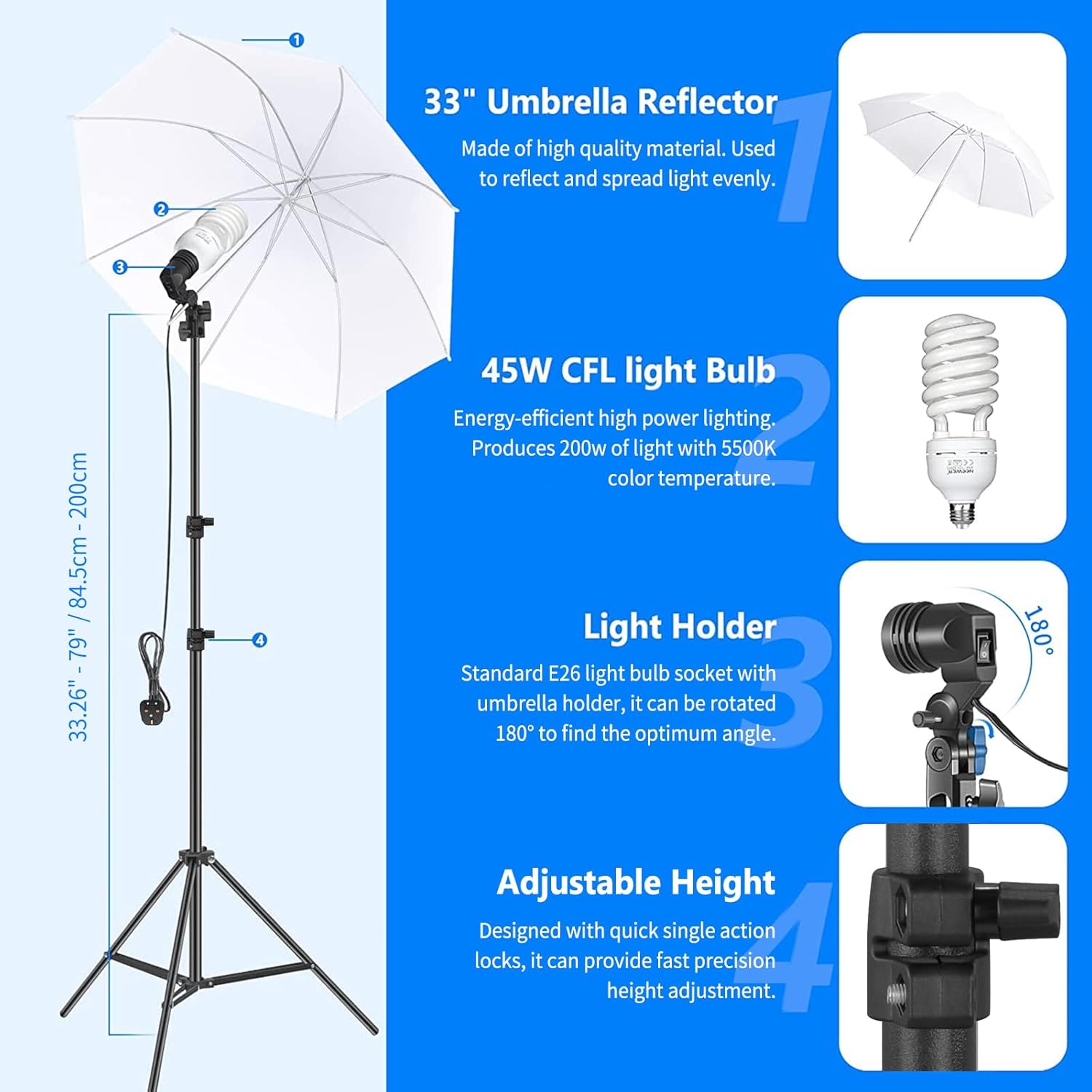 NEEWER Photography Lighting Kit – 8.5x10ft Backdrop Stand, LED Softbox, 800W Eq Mobile Arcade Ltd
