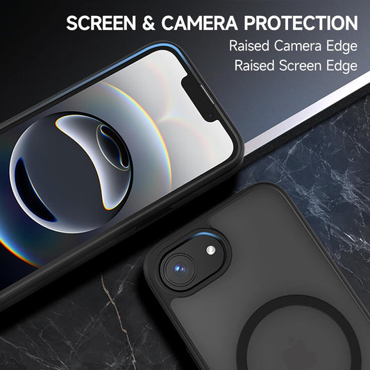 iPhone 16e Case MagSafe Compatible Frosted Shockproof Magnetic Cover 6.1 Mobile Arcade Ltd