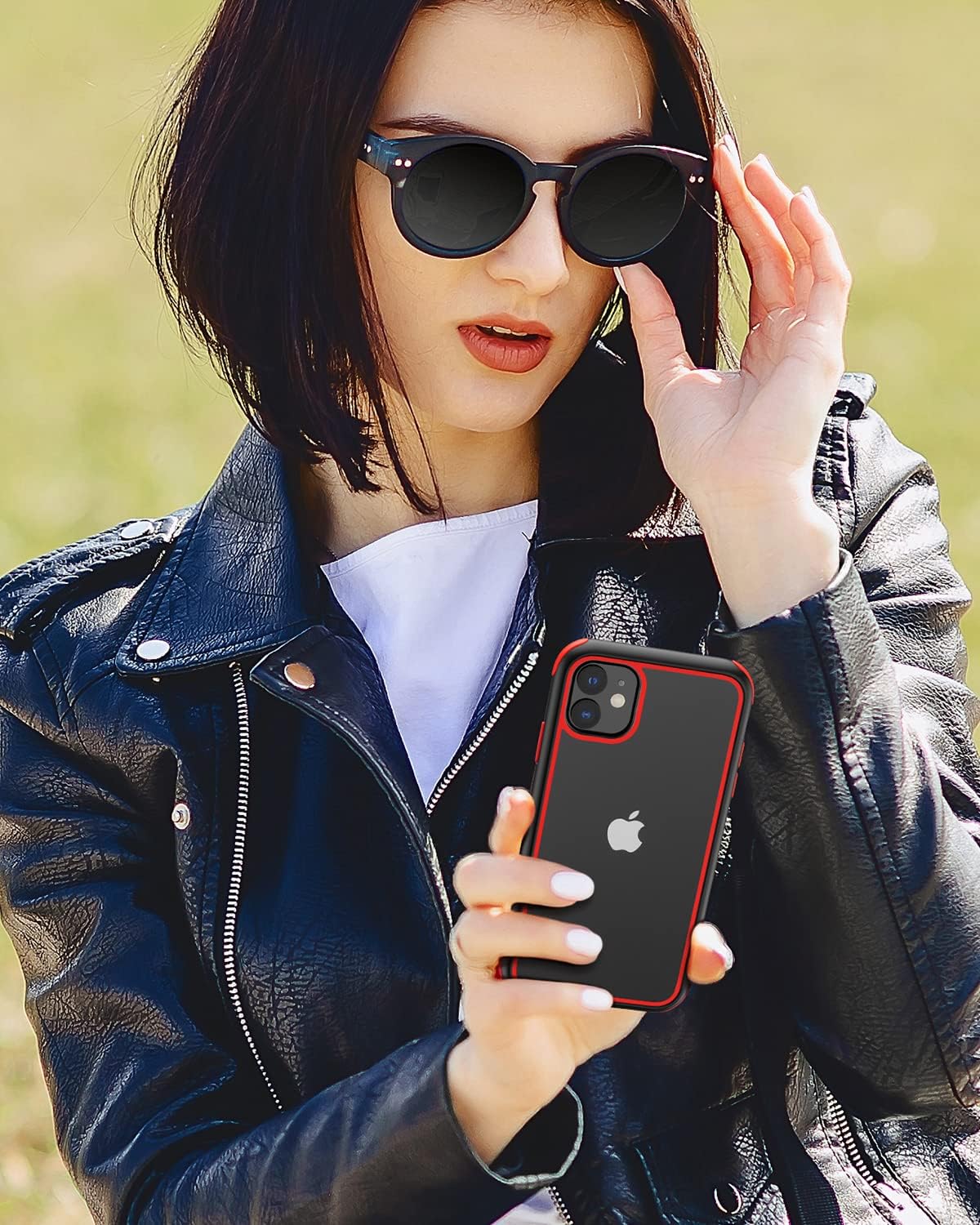 iPhone 11 Case Black Red Ultra Thin Hybrid Shockproof TPU Bumper Cover Mobile Arcade Ltd