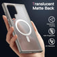 Galaxy S24 Ultra Case MagSafe Compatible Matte Shockproof Cover Titanium Grey Mobile Arcade Ltd