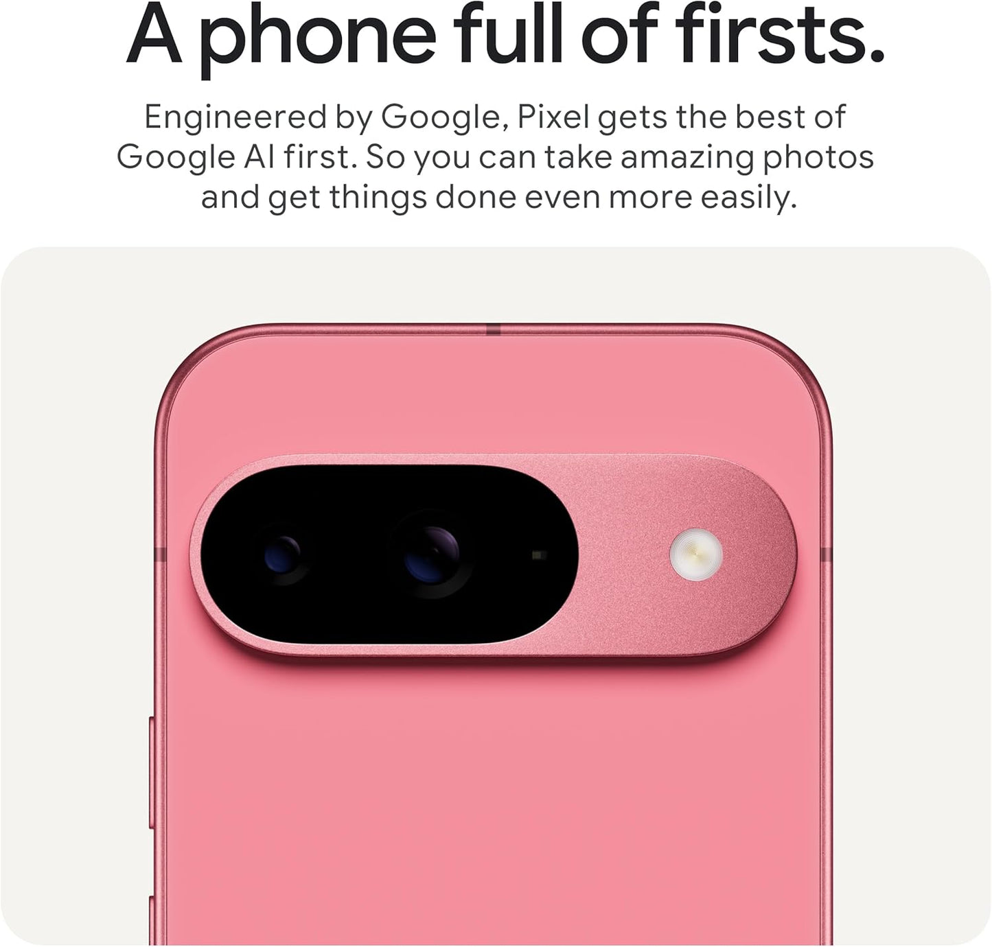 Google Pixel 9 128GB Unlocked Smartphone – Peony, 6.3" Actua Display, Gemini Used Like New Mobile Arcade Ltd