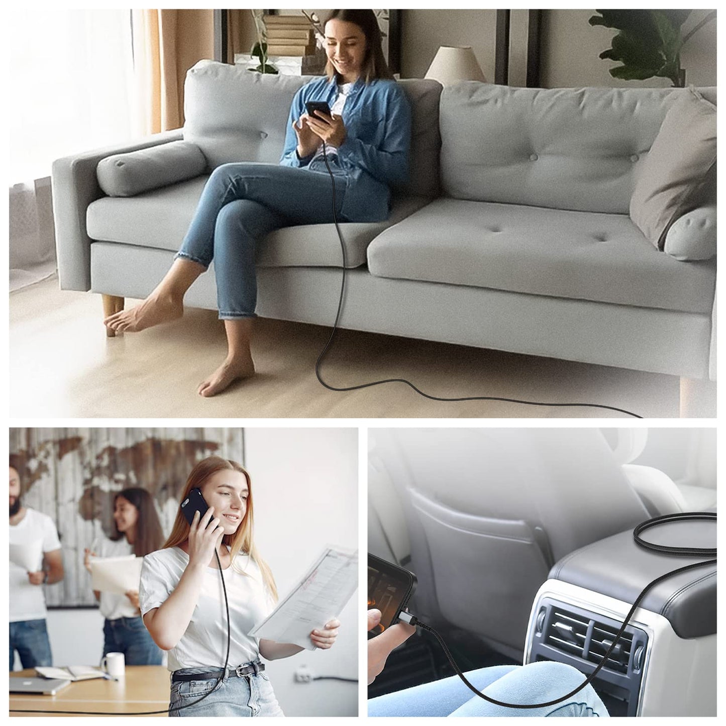 2-Pack USB-C to Lightning Cable (1m) – MFi Certified, Braided Fast Charging PD Cable for iPhone & iPad Mobile Arcade Ltd