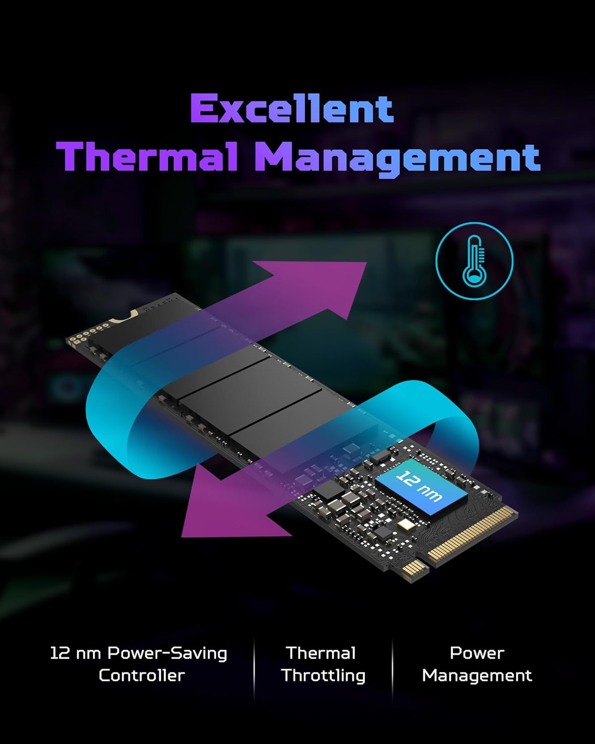 Acer Predator GM7 2TB M.2 Gen4 NVMe SSD – Up to 7200MB/s for PC, PS5, Laptop Mobile Arcade Ltd