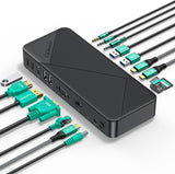 GiGimundo TG20 USB-C Docking Station – Dual/Triple Monitor, 60W PD, 4K HDMI/DP